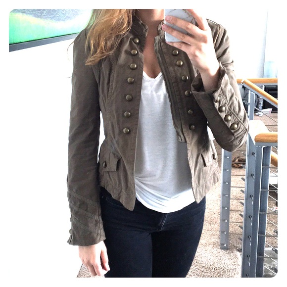 fitted military jacket